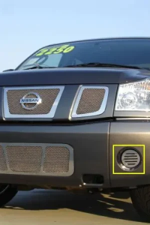 Nissan Titan T-Rex Stainless Steel Fog Lamp Grilles - 2 PC - 55781 Clearance