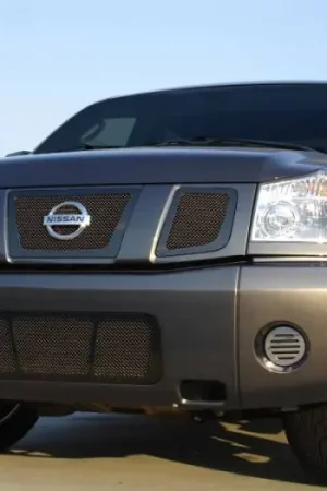 Bulk Order Nissan Titan T-Rex Upper Class Mesh Grille - All Black - 3PC - 51780