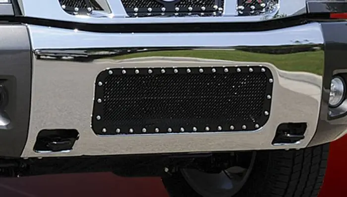 Genuine Nissan Armada T-Rex X-Metal Series Studded Bumper Grille - All Black - 6727801