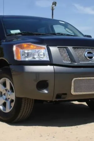 Latest Nissan Armada T-Rex X-Metal Series Studded Main Grille - Polished Stainless Steel - 3PC - 6717800