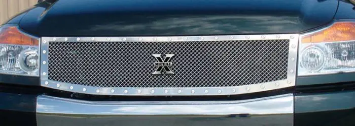 Nissan Armada T-Rex X-Metal Series Studded Main Grille - Polished Stainless Steel - Custom - 1PC - 6717790 Trending