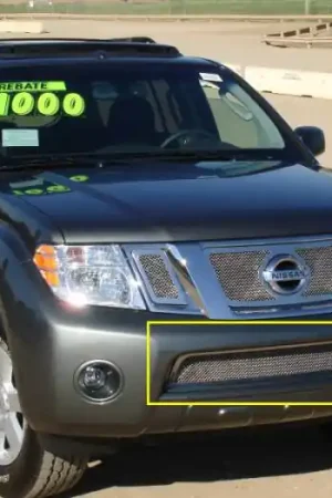 Discount Nissan Pathfinder T-Rex Upper Class Polished Stainless Bumper Mesh Grille - 55761