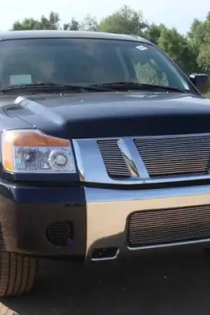 Modern Nissan Titan T-Rex Billet Grille Overlay - Bolt On - 3PC - 21781