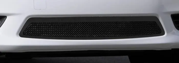 Nissan Versa T-Rex Upper Class Polished Mesh Bumper Grille - All Black - 52775 One Day Deal
