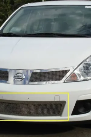 Nissan Versa T-Rex Upper Class Polished Stainless Bumper Mesh Grille - 55773 High Quality