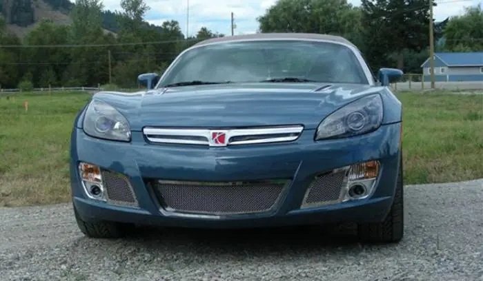Saturn Sky T-Rex Upper Class Polished Stainless Bumper Mesh Grille - 2PC - 55806 Top Pick