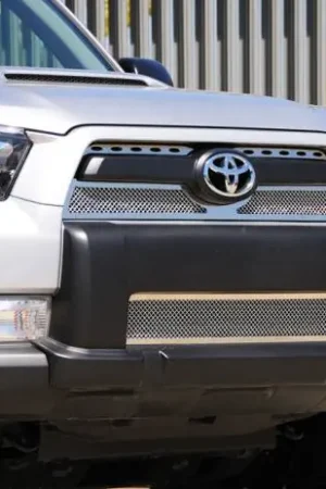 Fan Favorite Toyota 4Runner T-Rex Upper Class Polished Stainless Mesh Grille - Overlay - 3PC - 54947
