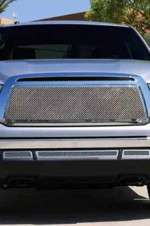 Toyota Tundra T-Rex Upper Class Polished Stainless Mesh Grille with Formed Mesh Center - Insert - 54963 Special Offer