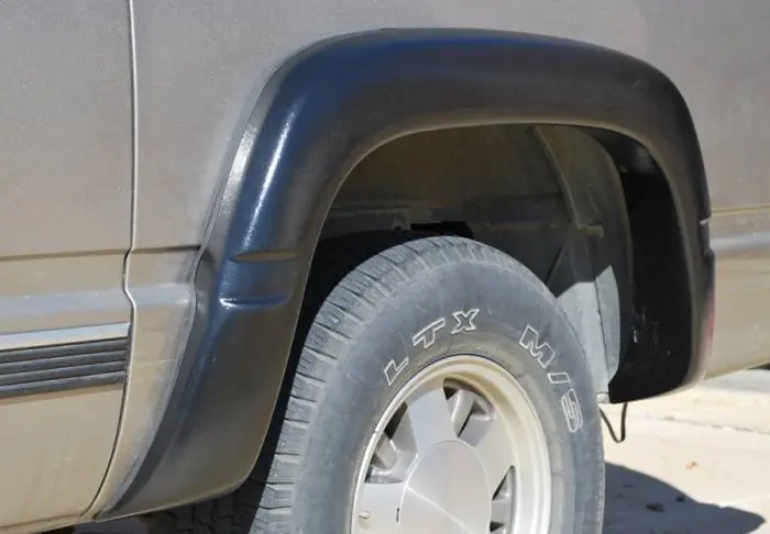 Low Price Chevrolet K1500 Pickup Prestige Rear Pair EX Wide Style Textured Fender Flare Set - EX101TB