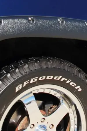 Next Day Delivery Chevrolet Silverado Prestige Front Pair RX Rivet Style Textured Fender Flare Set - RX103TA