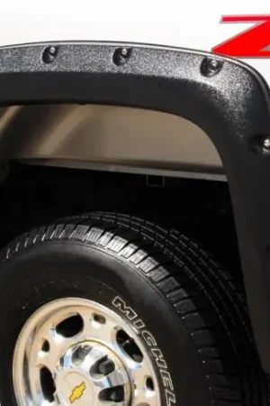 Best Seller Chevrolet Silverado Prestige Rear Pair RX Rivet Style Standard Fender Flare Set - RX106SB