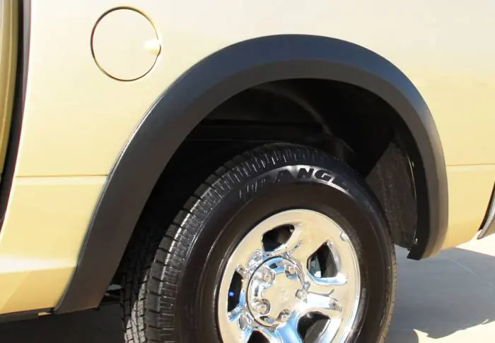 Dodge Ram Prestige Rear Pair SX Street Style Textured Fender Flare Set - SX204TB Flash Sale