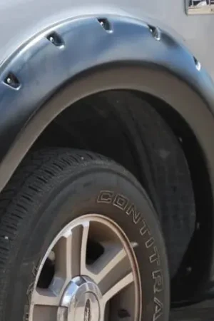 Ford F150 Prestige Front Pair RX Rivet Style Textured Fender Flare Set - RX310TA No Minimum Order