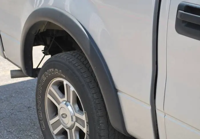 Top Rated Ford F150 Prestige Rear Pair SX Street Style Textured Fender Flare Set - SX310TB