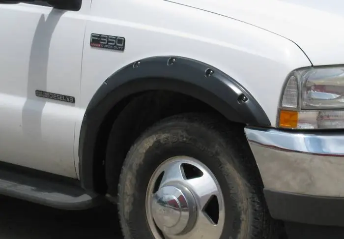 Free Delivery Ford F250 Prestige Complete RX Rivet Style Textured Fender Flare Set - RX311T