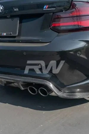 BMW F87 M2 3D Style Carbon Fiber Diffuser bmwf8726 Direct From Manufacturer