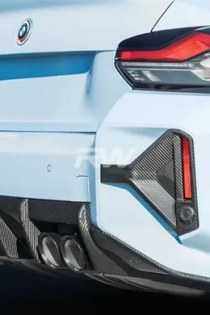 Sale BMW G87 M2 RWS Carbon Fiber 3 Piece Rear Diffuser bmwg8708