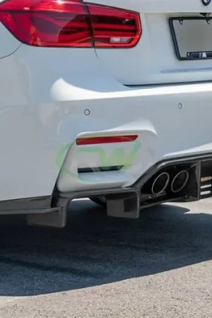 Order Now BMW F8X M3 M4 Exotics V2 Style CF Rear Diffuser bmwf8x035