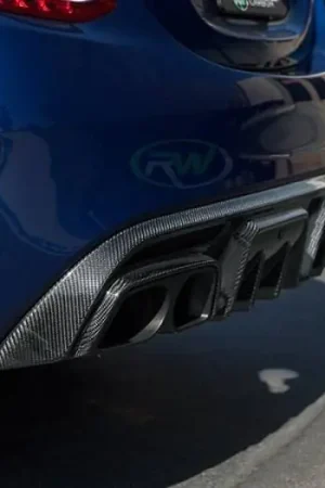 Free Shipping Mercedes W205 BRS Style Carbon Fiber Diffuser mercw20513