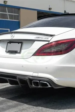 Mercedes W218 CLS63 Renn Style Carbon Fiber Diffuser mercw21805 Free Returns