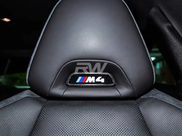 BMW M Carbon Fiber Seat Emblem Cover bmwg87047 Direct From Manufacturer