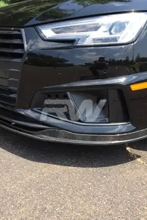 Budget Audi B9 A4 S4 Carbon Fiber Front Lip Spoiler 2019 audis402