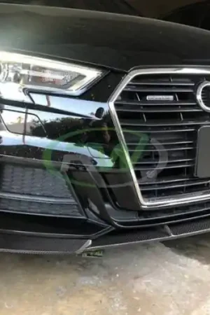 Audi 8v A3 S-Line/S3 Facelift Carbon Fiber Front Lip audi8v006 Fresh Stock