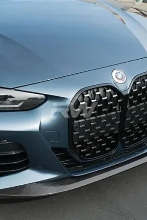 Certified BMW G22 G23 Performance Style Carbon Fiber Front Lip bmwg22015