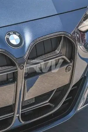 Professional Grade BMW G22 G23 4-Series CSL Style Carbon Fiber Grille W/O traffic Assistant bmwg22013-1