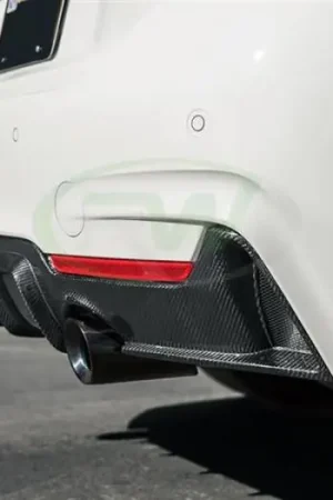 Low Price BMW F32 F33 F36 Perf. Style CF Diffuser: Quad Outlet bmwf32010-2