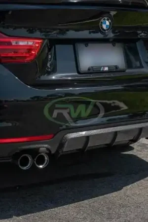Must Have BMW F32 F33 F36 Perf. Style CF Diffuser: Single Side - 428i, 430i bmwf32010-3