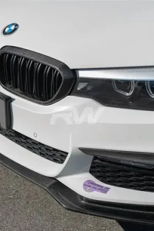 Clearance BMW G30 EC Style Carbon Fiber Front Lip w/ SLiPLO bmwg30011-1