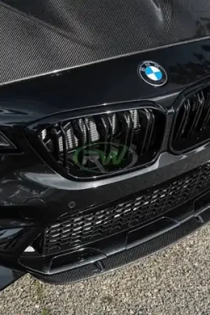 Place Order BMW F87 M2 Center Carbon Fiber Front Lip Spoiler bmwf8714