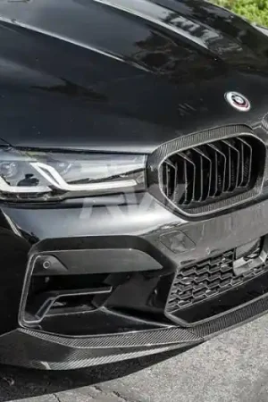 BMW F90 M5 LCI Performance V2 CF Front Lip Spoiler bmwf9025 Worldwide Shipping