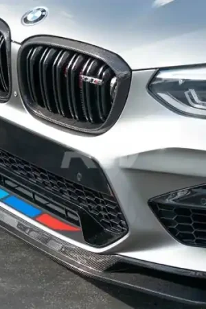 BMW F97 X3M/F98 X4M RWS Carbon Fiber Front Lip bmwf97002 Free Returns