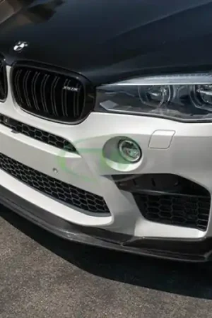 BMW F85 X5M F86 X6M Carbon Fiber Front Lip bmwf8504 Brand New