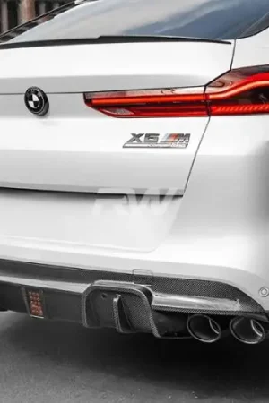 Latest BMW F95 X5M/F96 X6M Man Style CF Diffuser bmwf95014