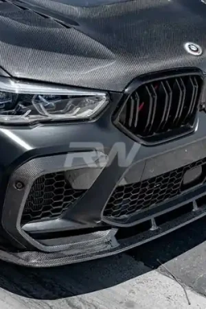 Affordable BMW F96 X6M RWS Carbon Fiber Front Lip bmwf9602