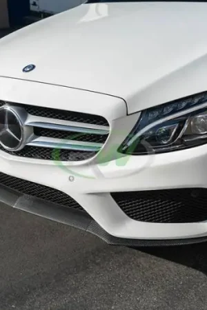 Mercedes W205 Carbon Fiber Front Lip Spoiler mercw20503 Next Day Delivery