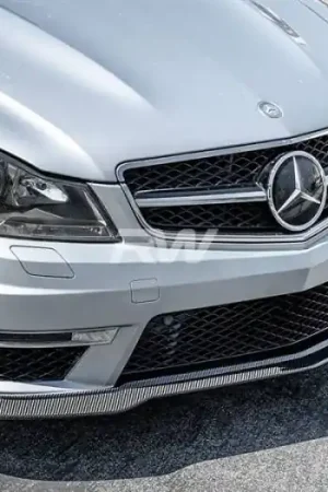 Professional Grade Mercedes C63 Black Series Style Carbon Fiber Front Lip mercw20410