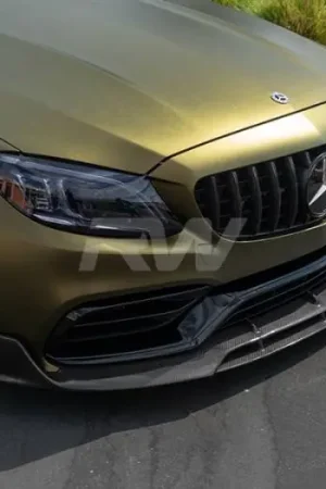 Mercedes W205 C63 Coupe BRS CF Front Lip Spoiler mercw20535 Worldwide Shipping