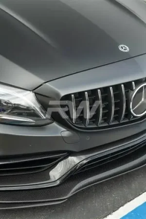 Crafted Mercedes W205 C63/C63S GTX Coupe CF Front Lip w/ Splitters & SLiPLO mercw20561-5