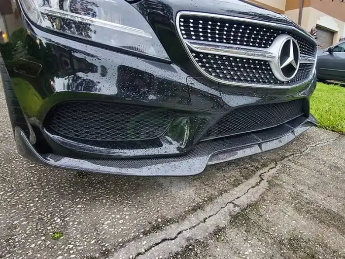 Trending Mercedes W218 CLS 15-17 Sport Carbon Fiber Front Lip mercw21811