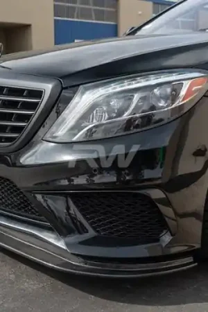 Warranty Included Mercedes W222 S63 Carbon Fiber Front Lip Spoiler mercw22203
