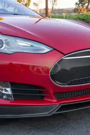 Tesla Model S Carbon Fiber Front Lip Spoiler Tesla02 Brand New