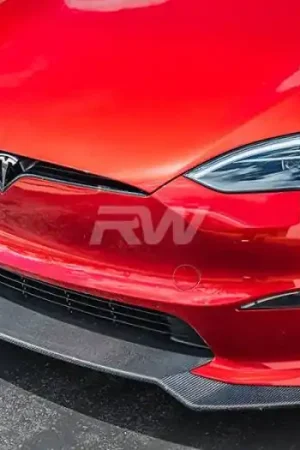 Tesla Model S / S Plaid Carbon Fiber Front Lip tesla029 Last Chance