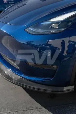 Wholesale Tesla Model Y Carbon Fiber Front Lip Spoiler tesla011