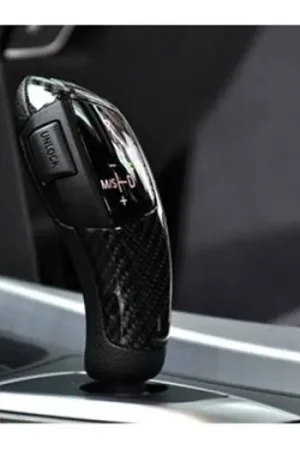 Fast Shipping BMW Carbon Fiber Gear Selector Cover - Non Sport bmwf30020