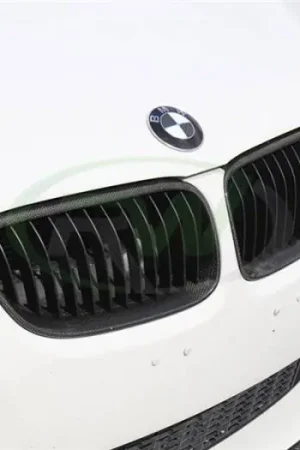 BMW E92 E93 Carbon Fiber Double Slat Grilles - 2007-2010 bmwe92009-07-10 Same Day Shipping
