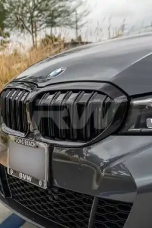 BMW G20 330i M340i Gloss Black Double Slat Grilles bmwg20007 Price Drop